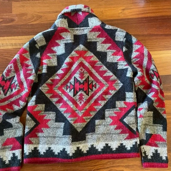 Ralph Lauren denim supply Indian Navajo sweater XL - Picture 4 of 4
